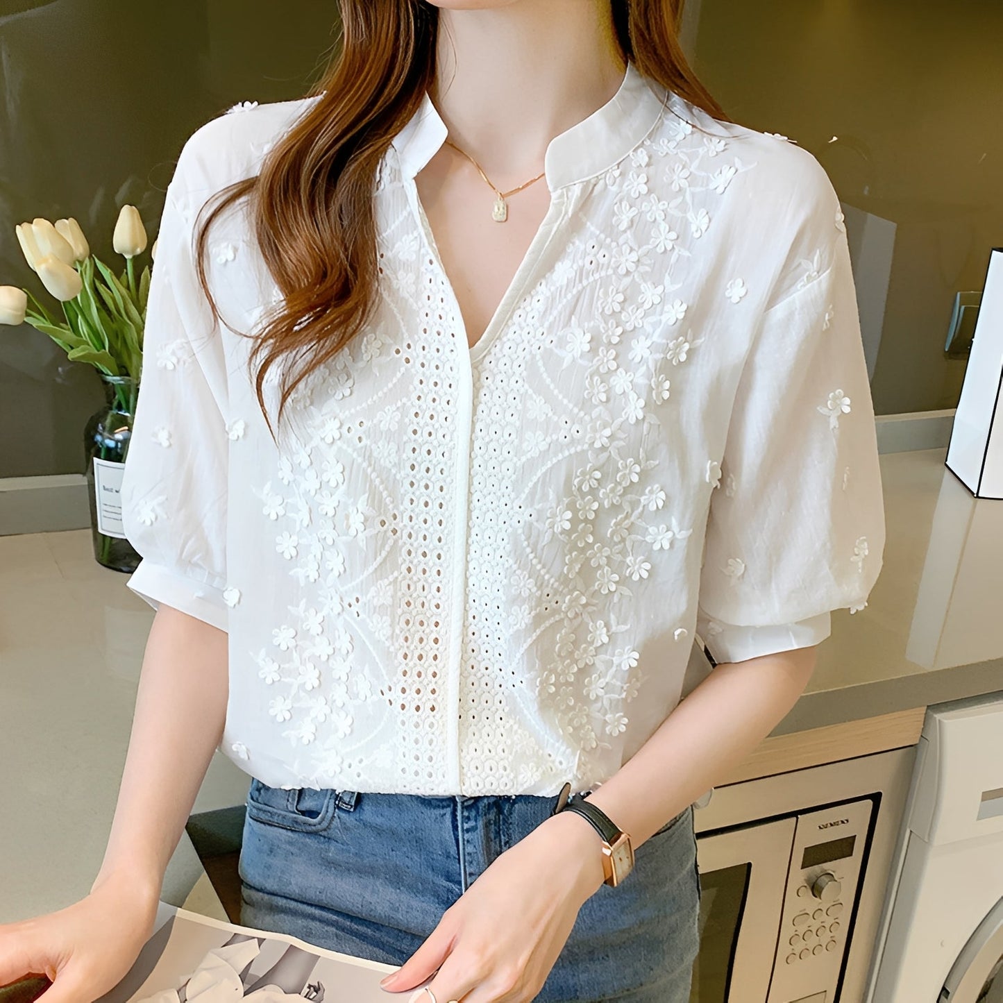 Monika - Bluse für Frauen - für einen alltäglichen Look