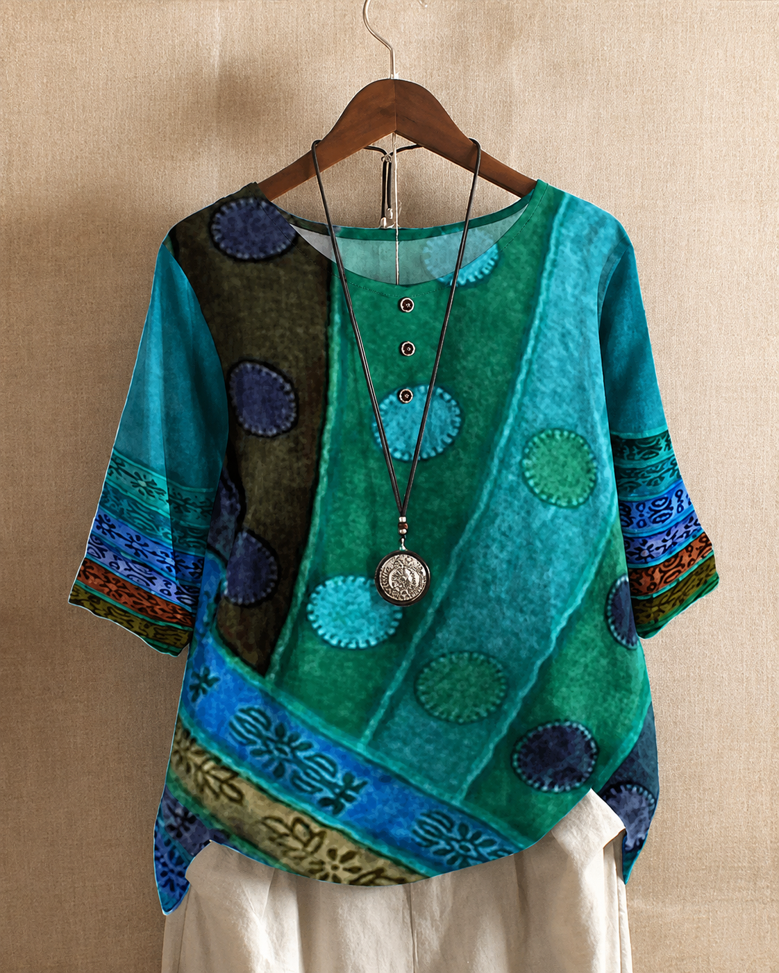 Ferlisha - Elegante Weite Bluse