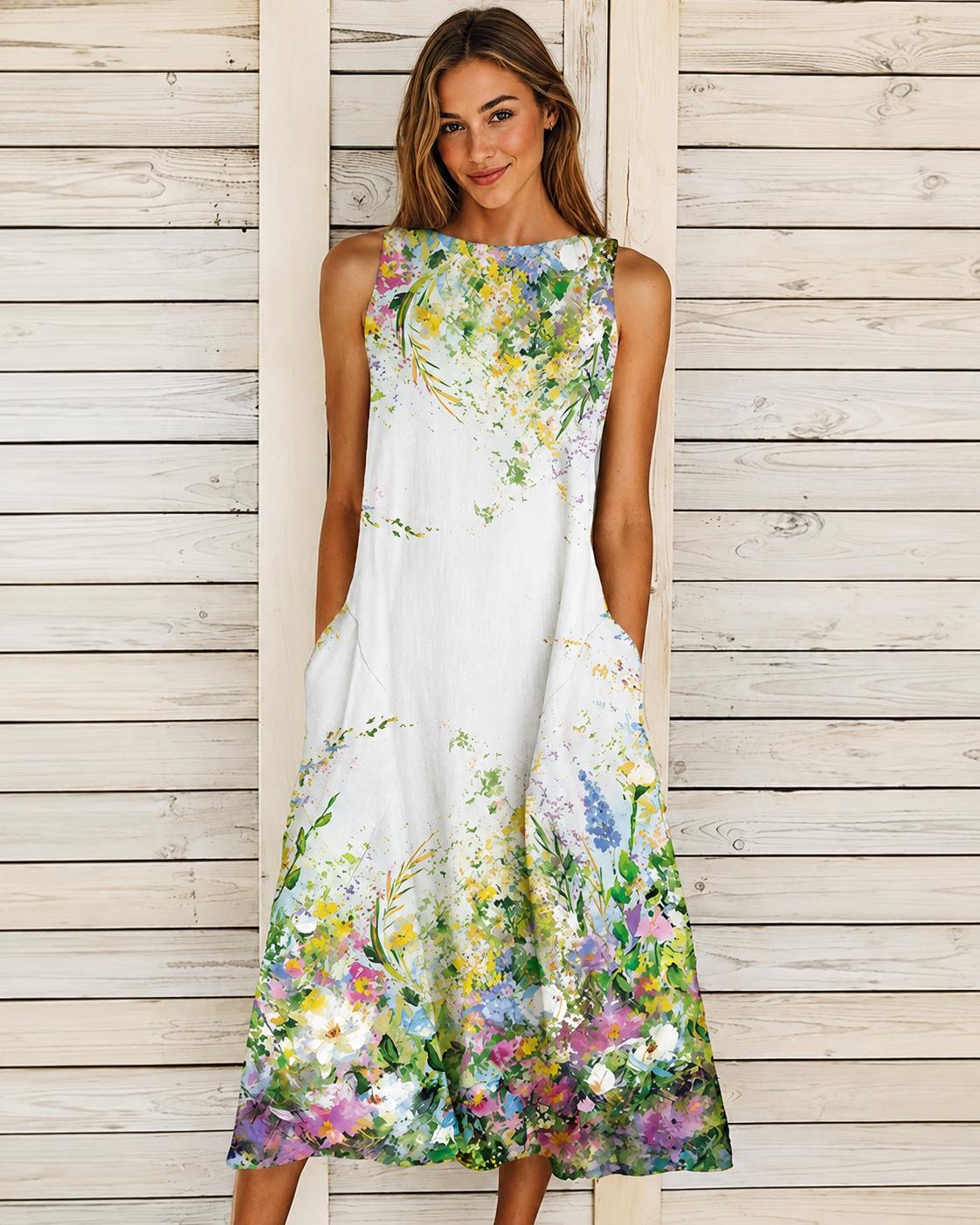 Denique - Vintage inspiriertes Midikleid