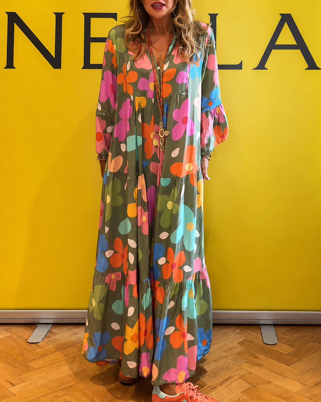 Zaviana - Elegantes, weich fallendes Kleid