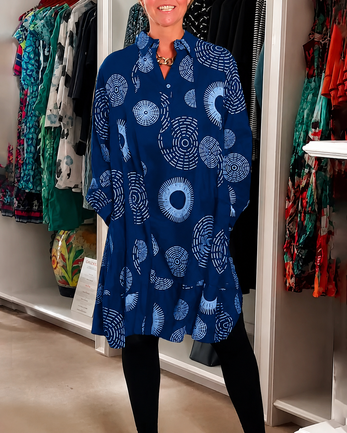 Sharonda - Elegantes Kleid mit legerem Schnitt