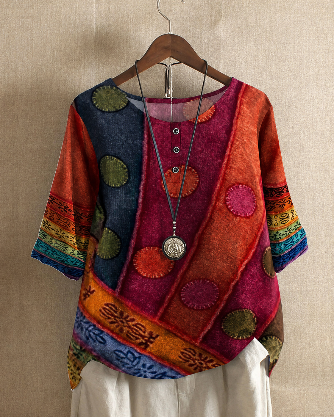 Ferlisha - Elegante Weite Bluse