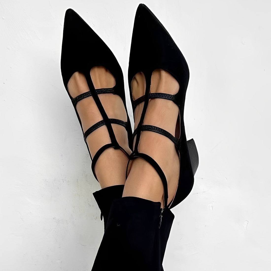 Shayan - Elegante Pumps-Sandalen mit spitzem Vorderteil