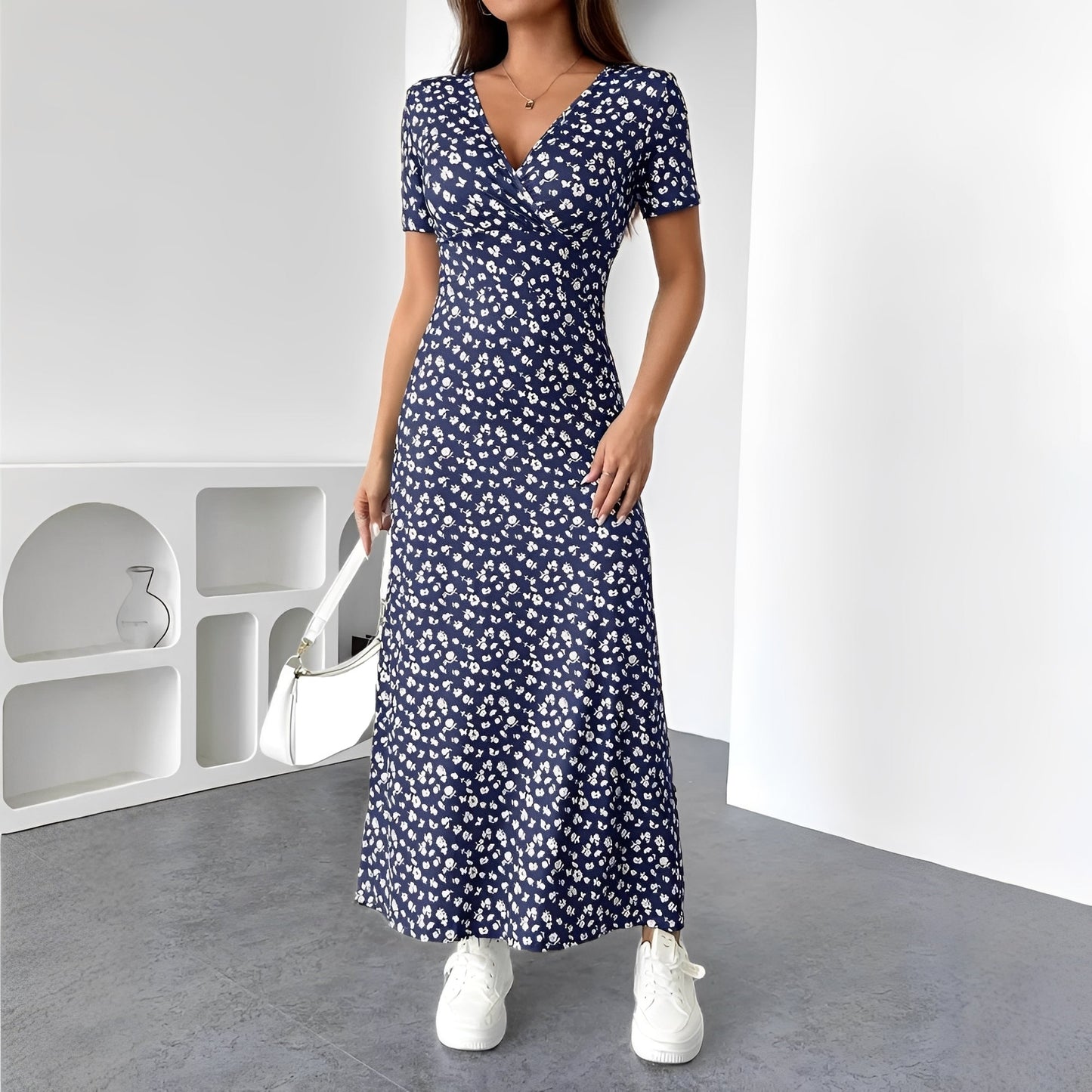 Reggie - Elegantes Maxikleid mit Blumenprint