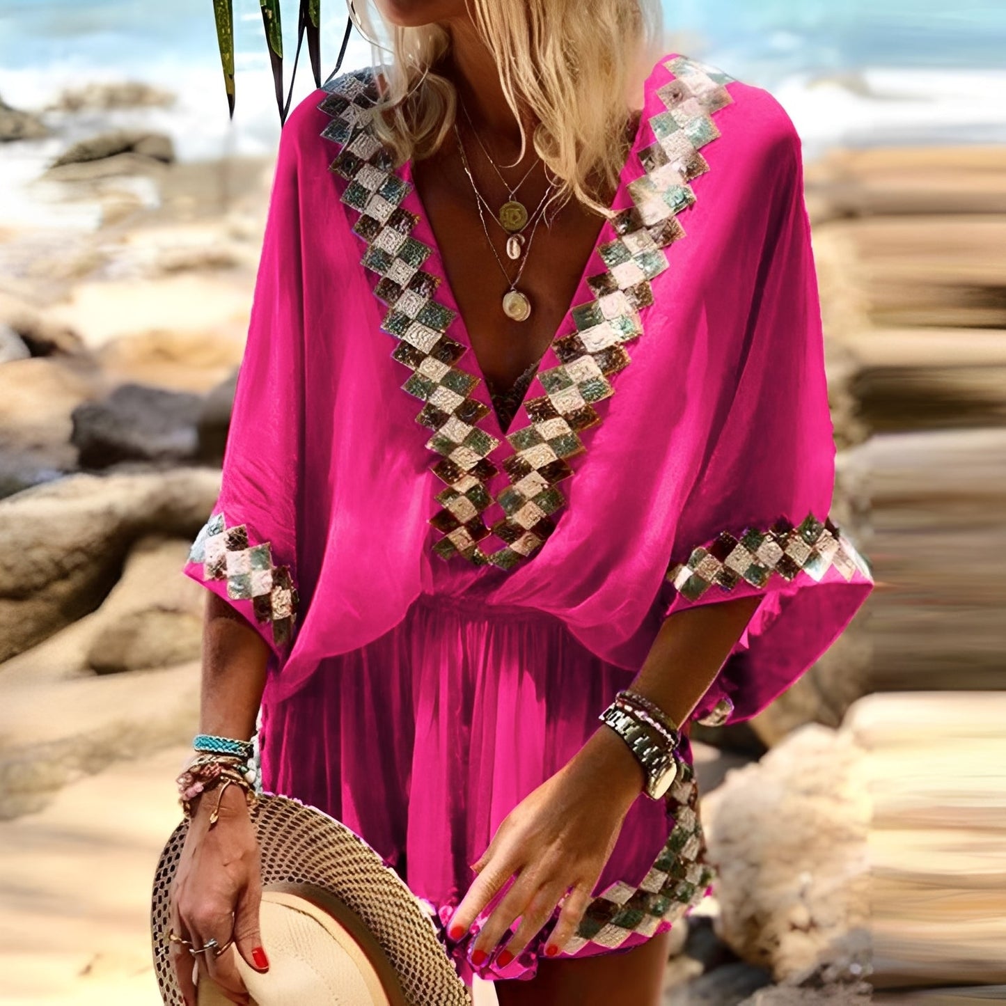 Jenn - Stilvoller Boho-Overall