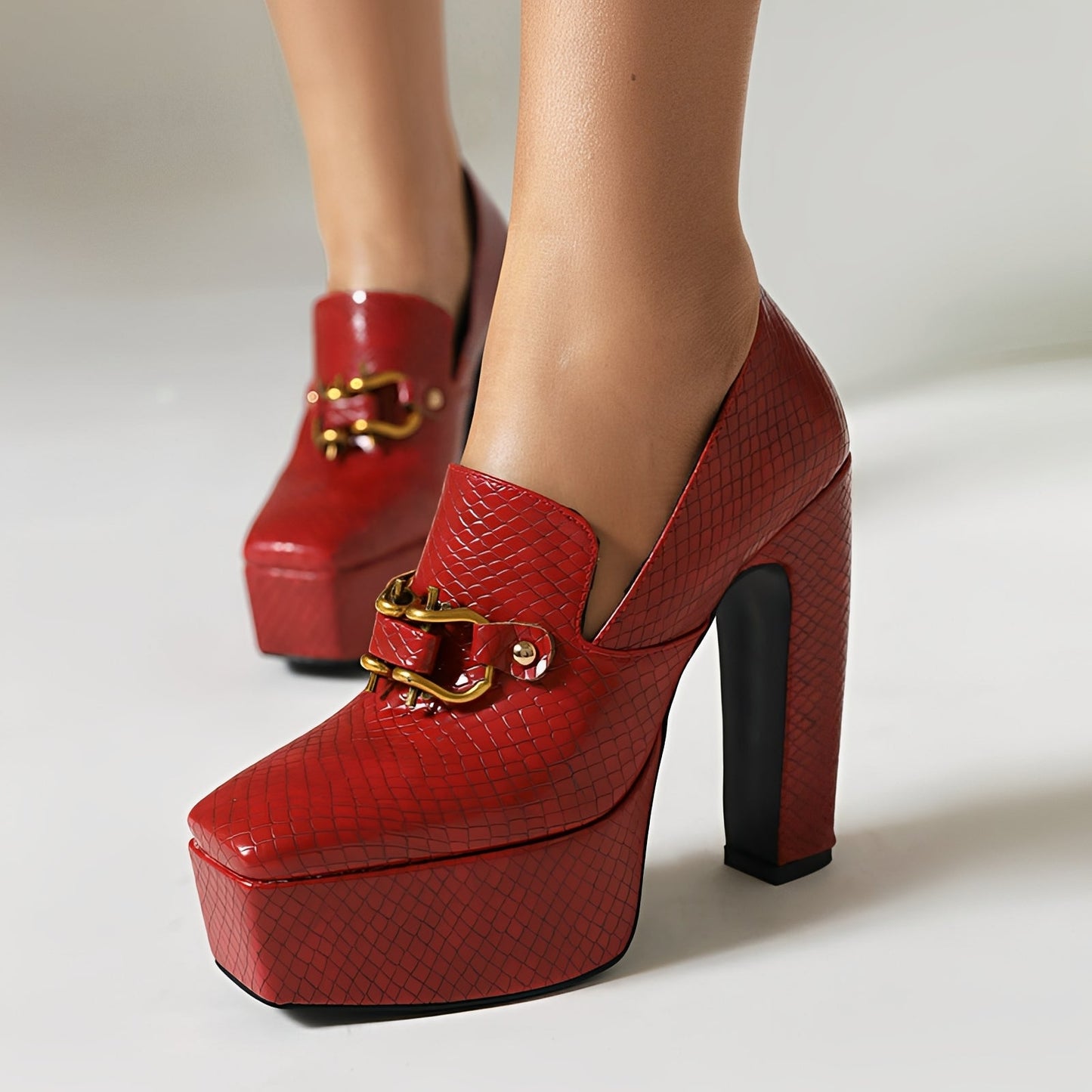 Jennie - Trendige Chunky-Heels