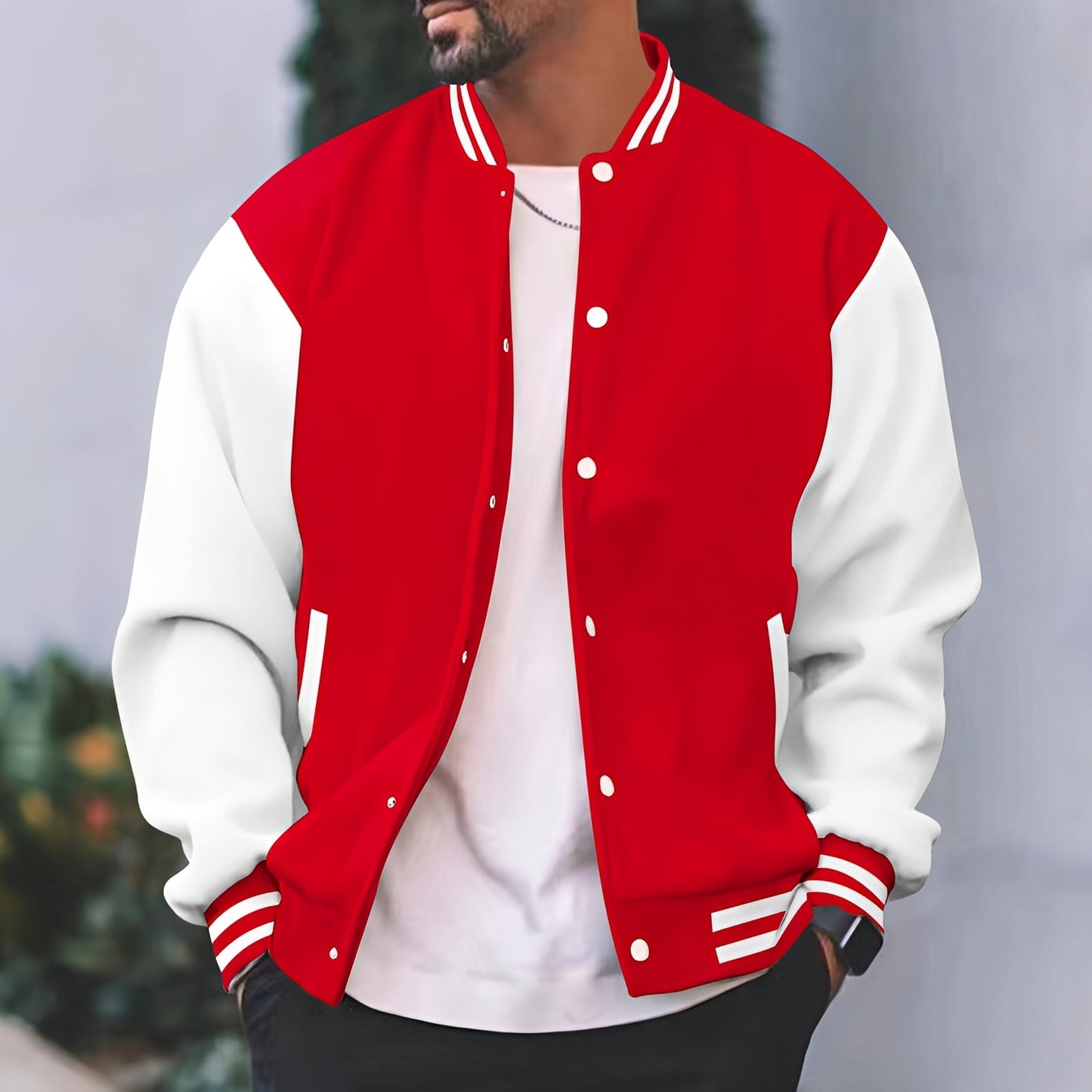 Greg - Modische Herren-Bomberjacke mit lockerer Passform