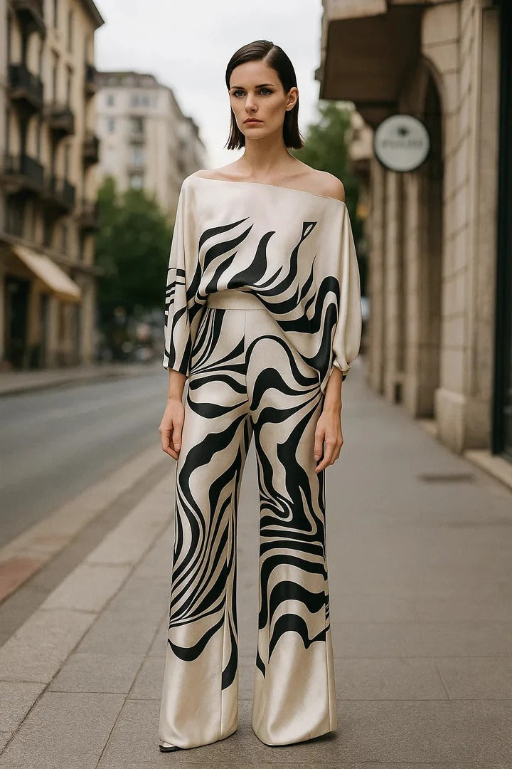 Vivian - Elegantes und Lässiges Zweiteiler-Set