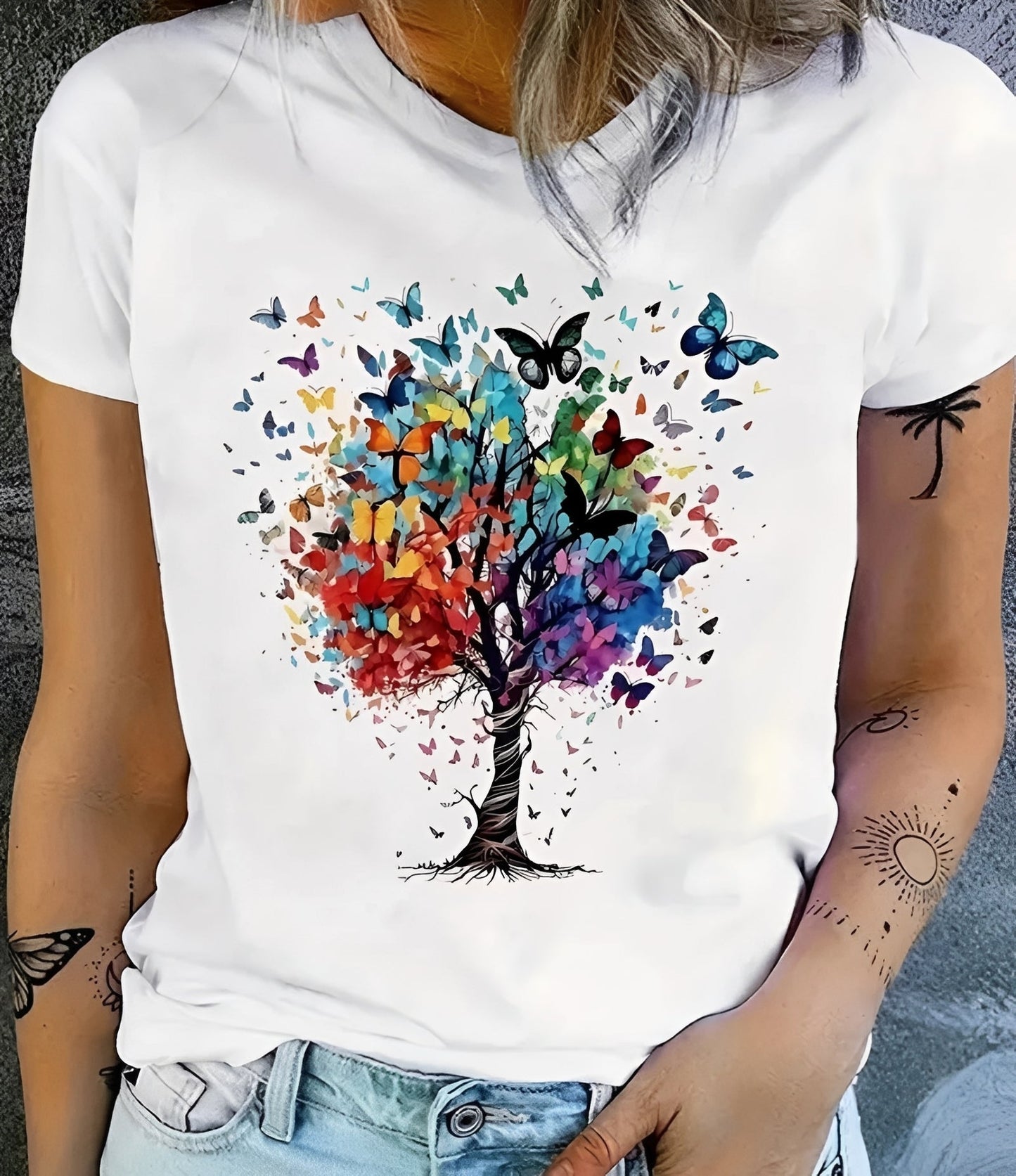 Julia - Trendiges bedrucktes Damen-T-Shirt