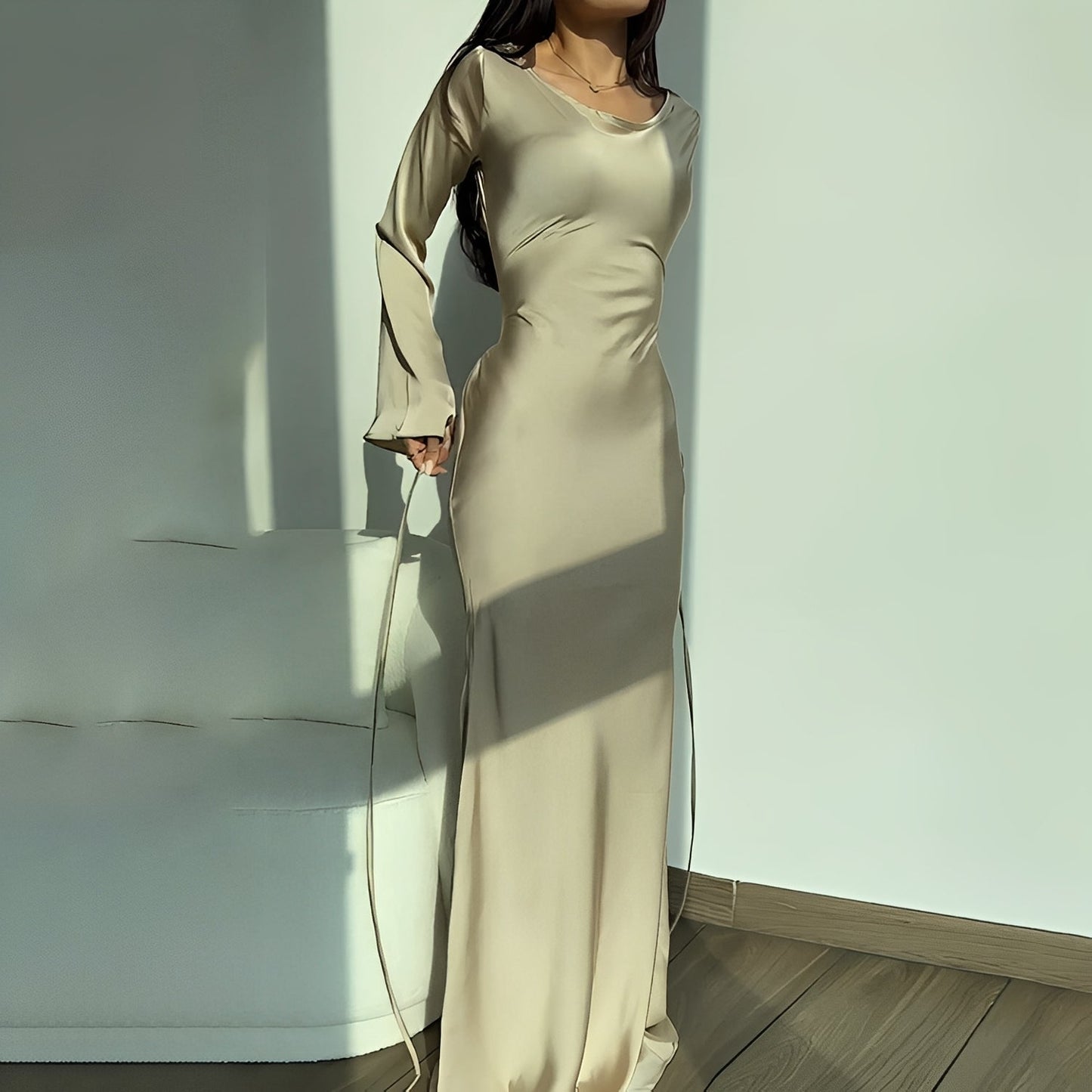 Anisa - Edles Langarmkleid für Damen