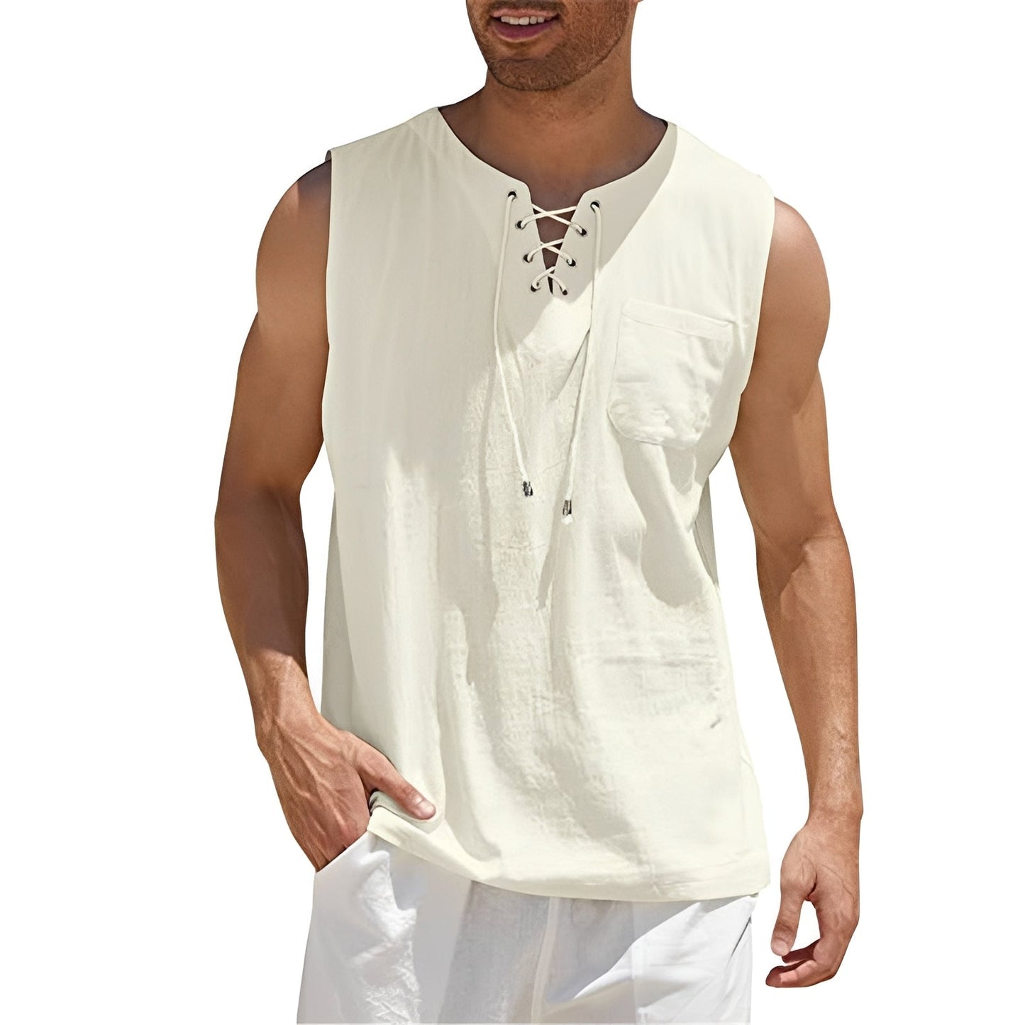 Alexia - Bequemes Herren-Tanktop ohne Ärmel