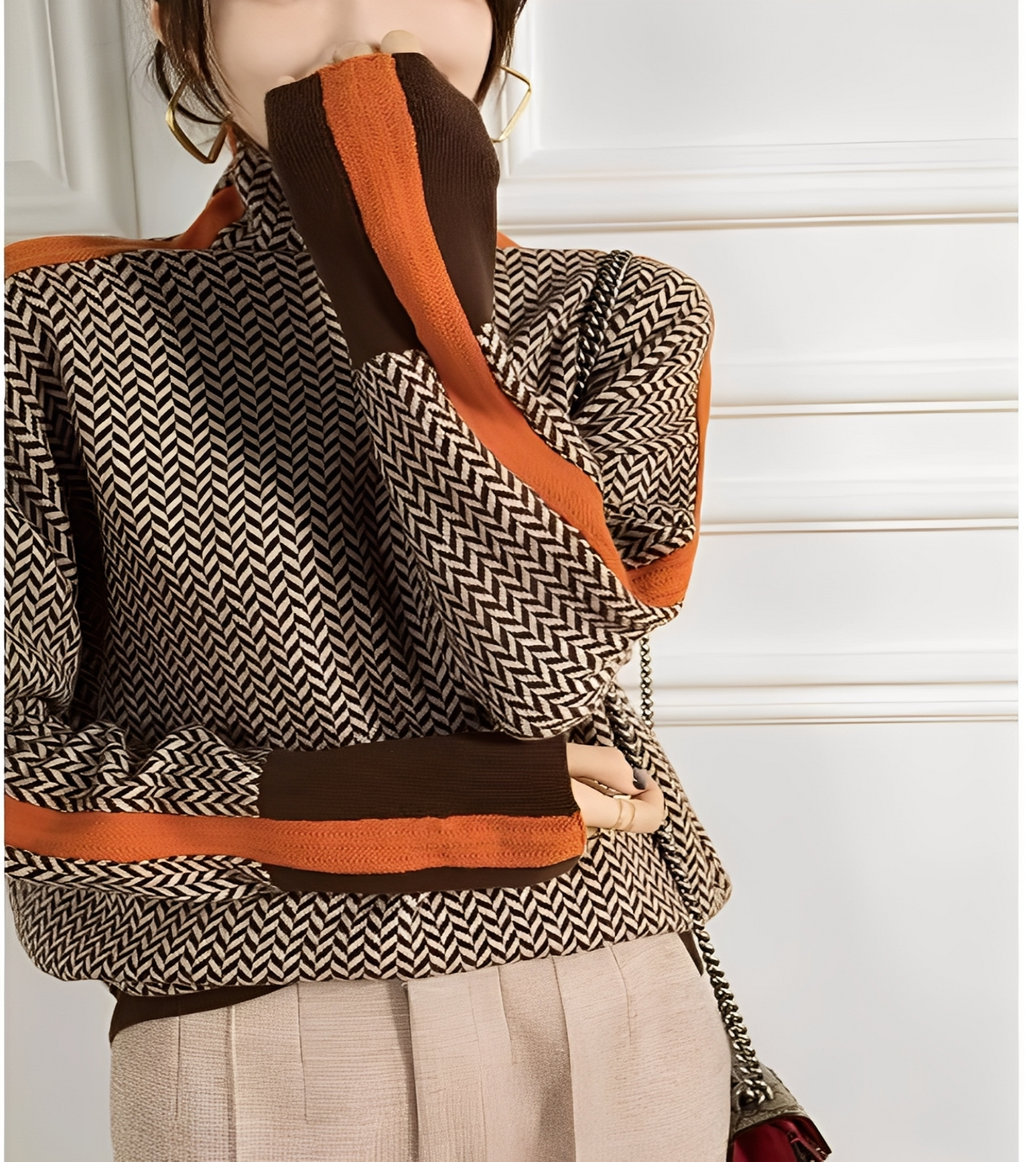 Anita – Eleganter Slim Fit Rollkragenpullover für Damen