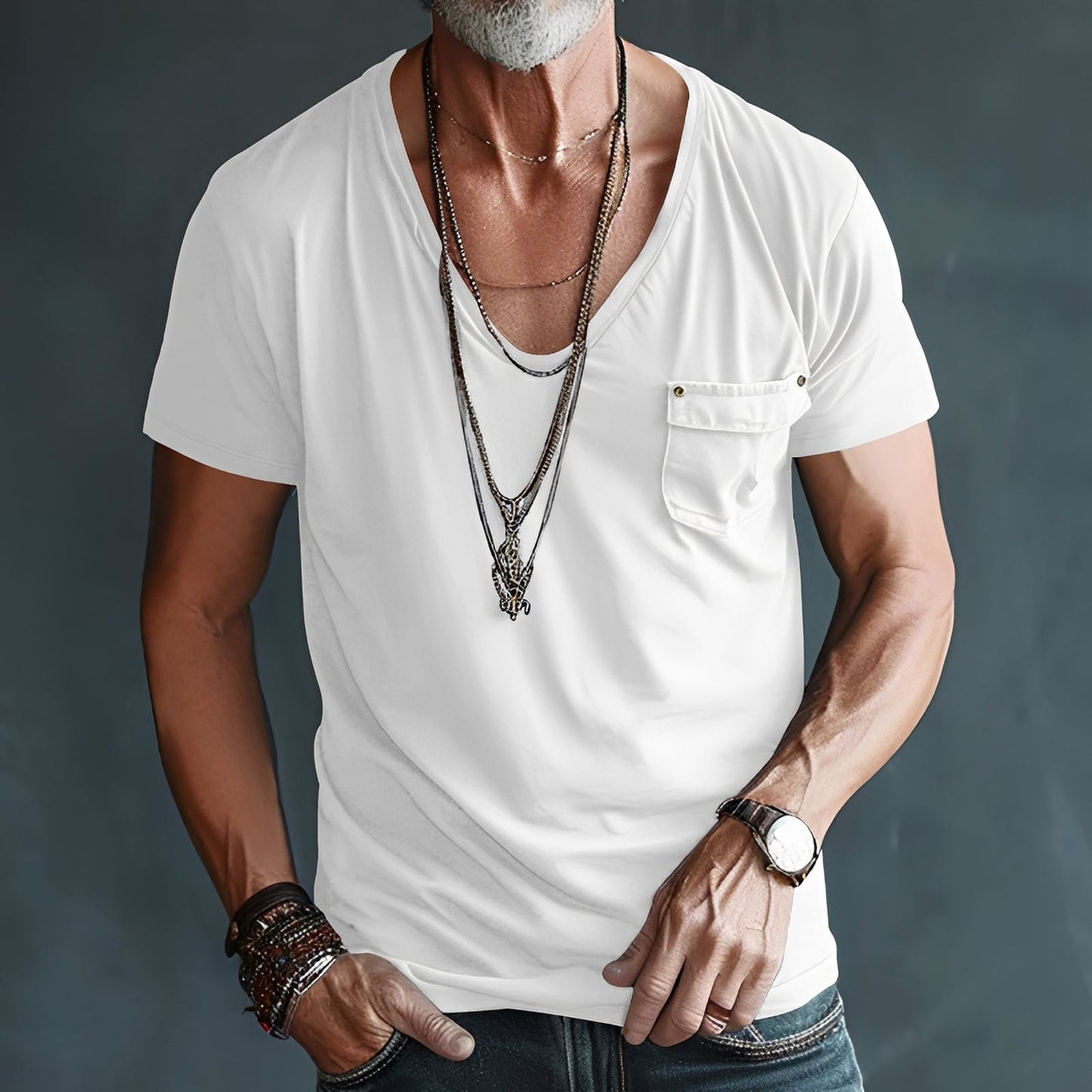 Eddie – Herren-T-Shirt – lässig und locker