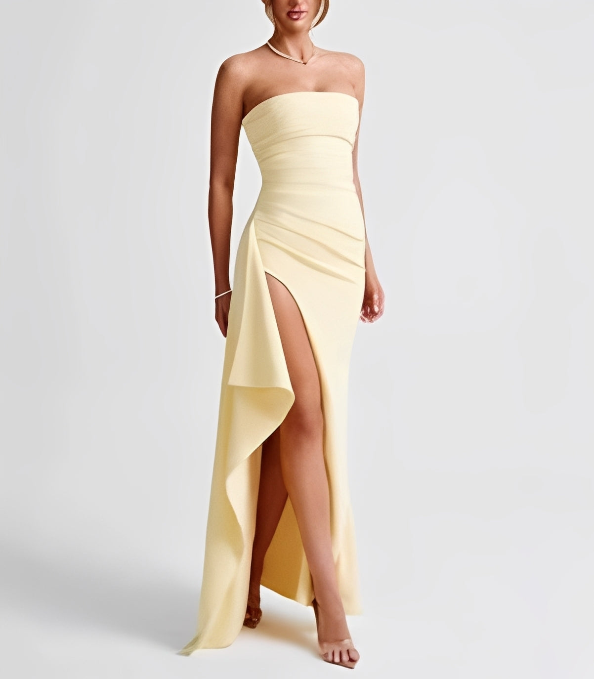 Danelle - Stilvolles Maxikleid mit Schlitz