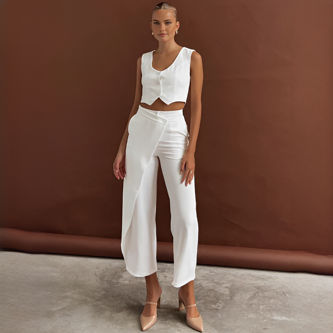 Agnes - Stylisches Weste- und Hosen-Set