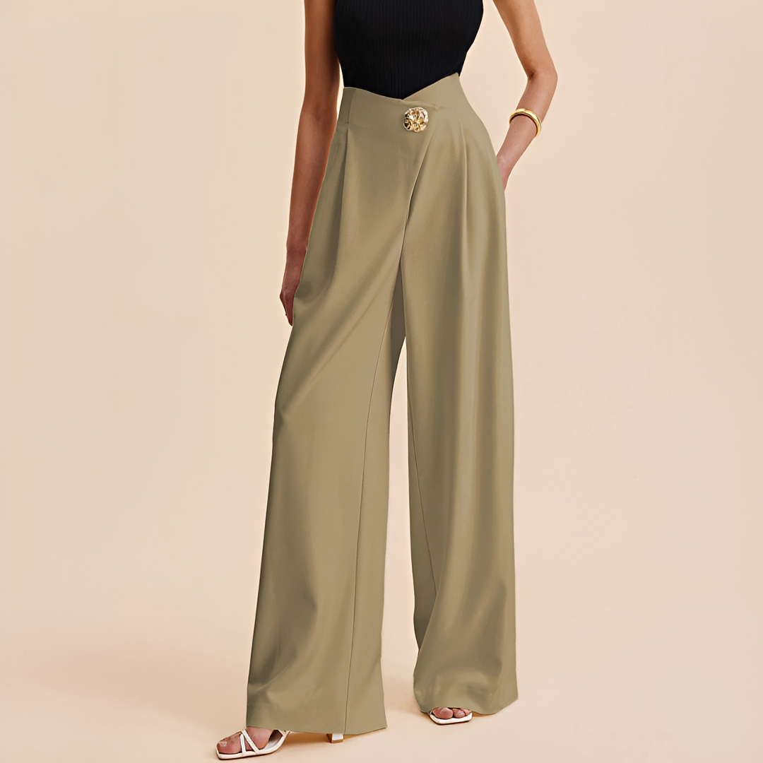 Joyce - Hoch taillierte weite Hose