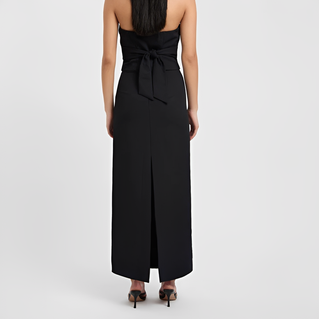 Alita - Eleganter Maxirock mit Schlitz hinten