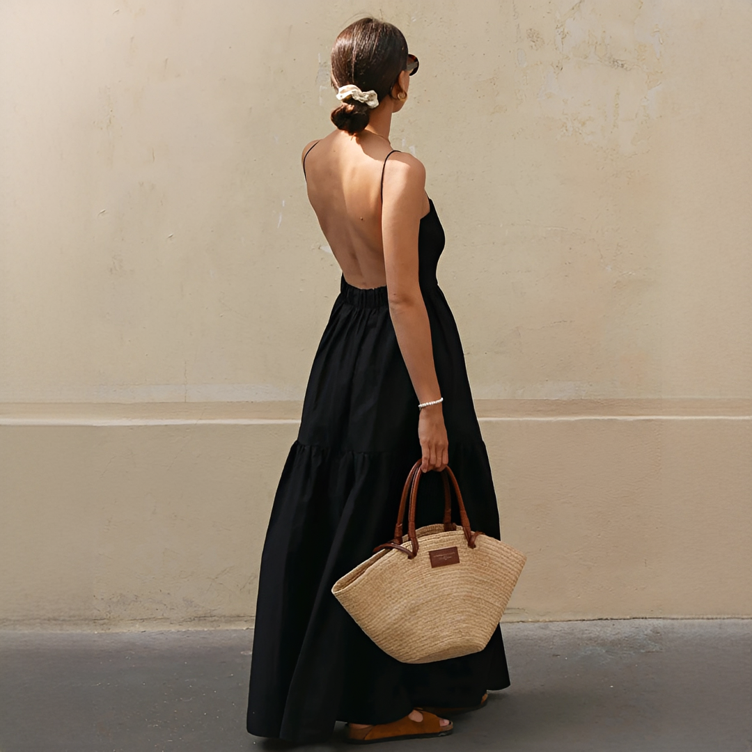 Melou - Elegantes und schickes langes Kleid