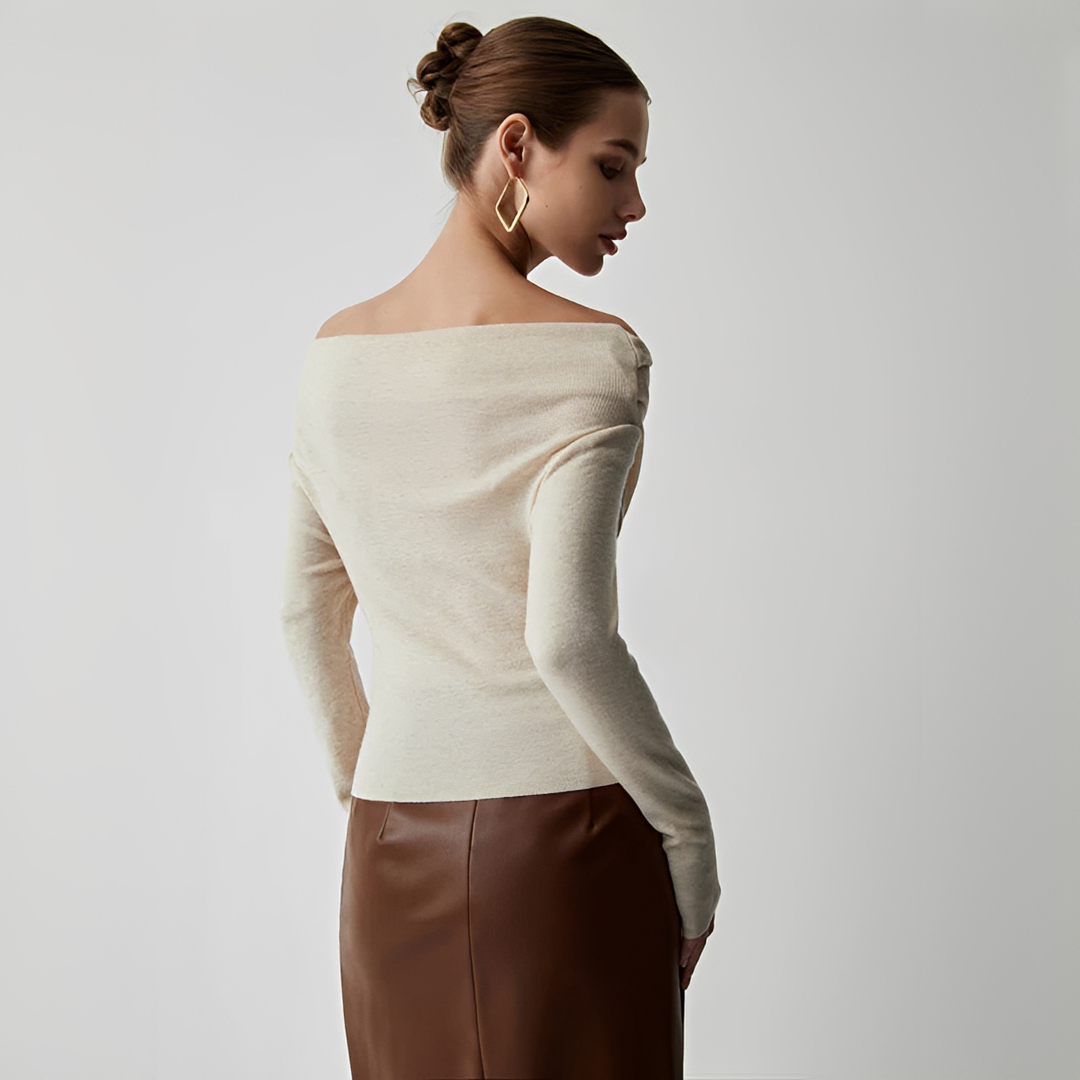 Venise - Elegantes schulterfreies Top