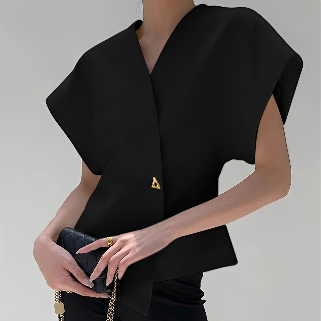 Ariella - Trendy V-Ausschnitt Bluse