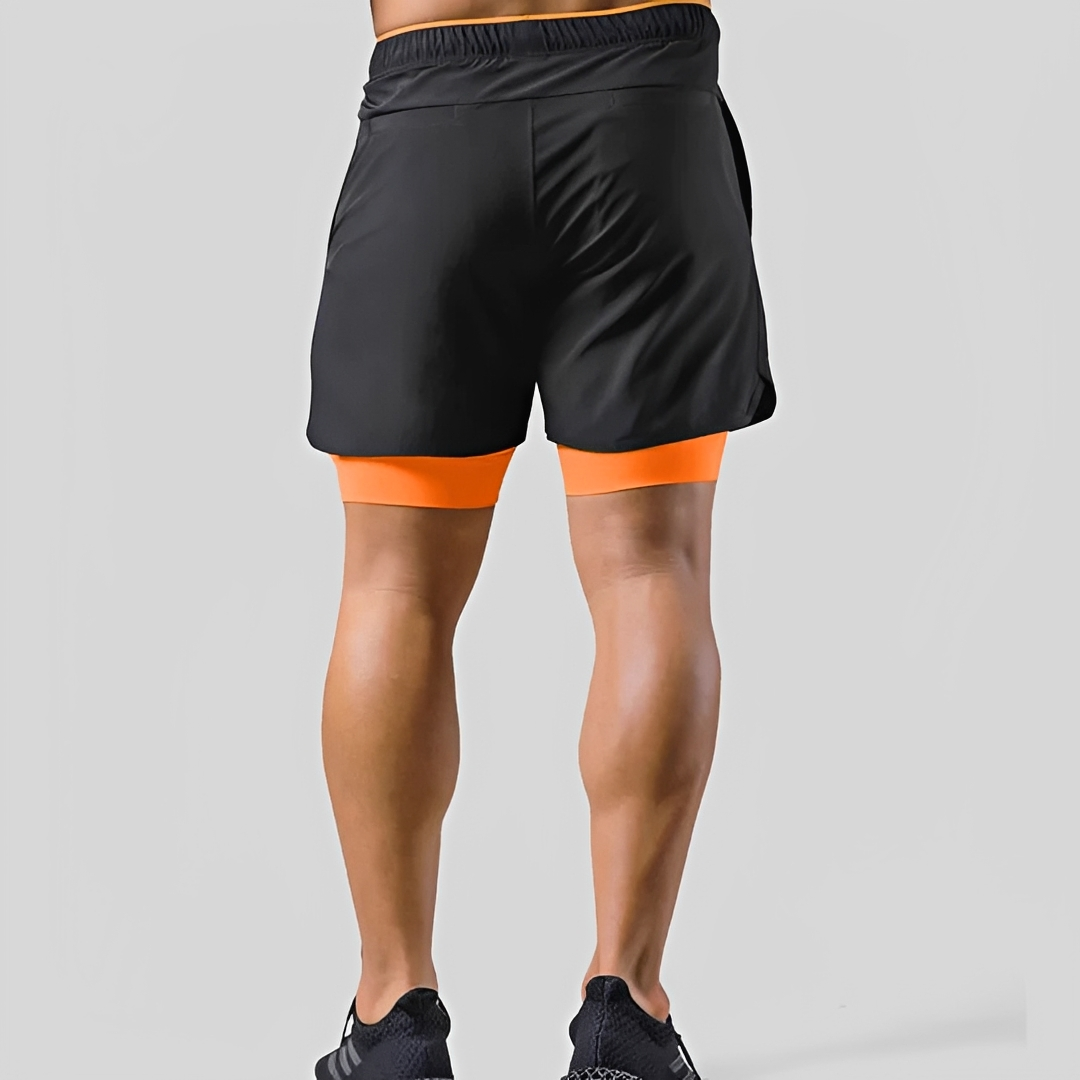 Steven - Herren Shorts - Doppellagig für sportliche Aktivitäten