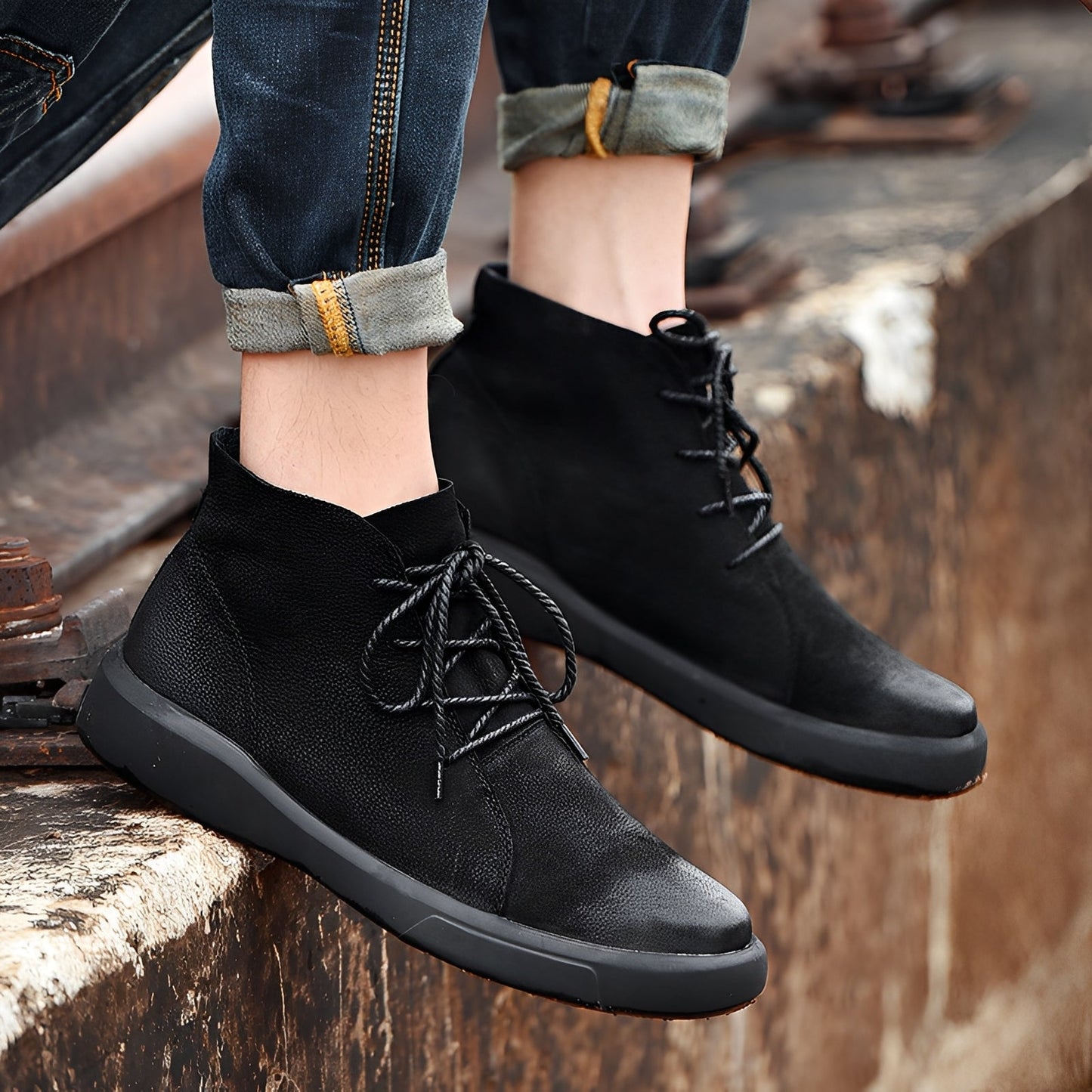 Allen - Trendige hohe Sneakers