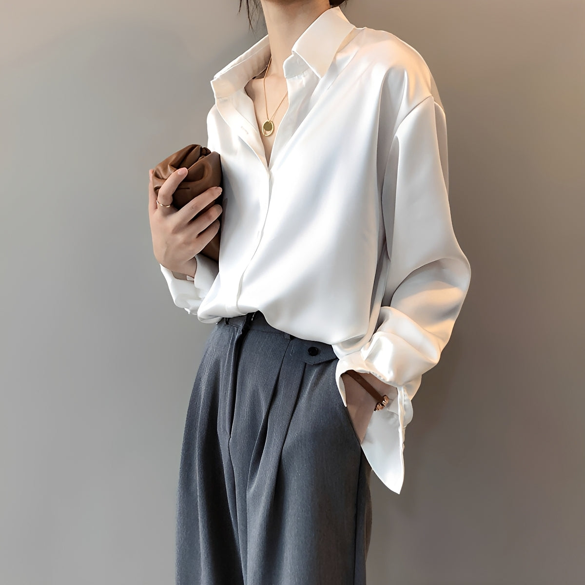 Christine - Elegantes langärmliges Hemd