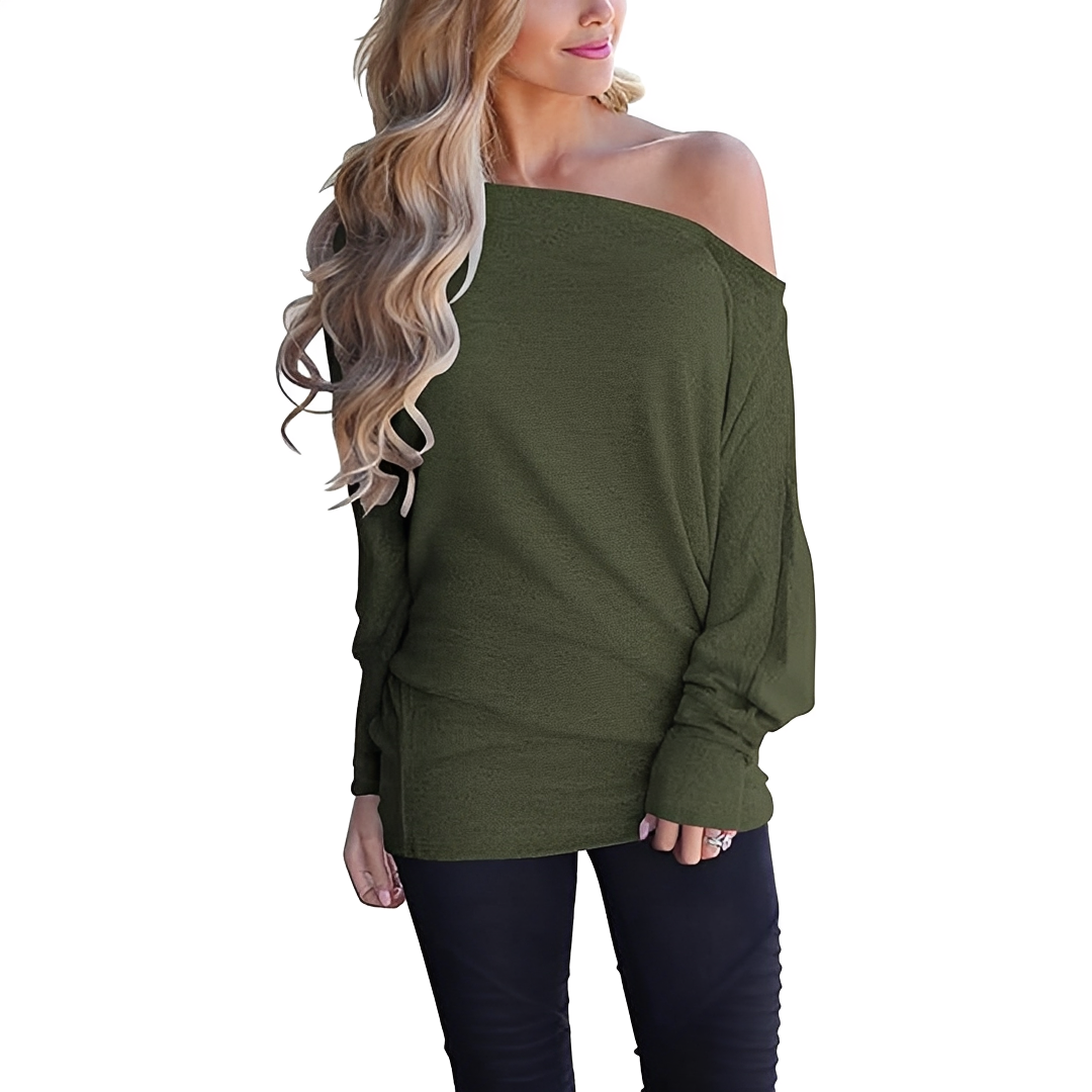 Cordelia - Stilvolles schulterfreies Shirt
