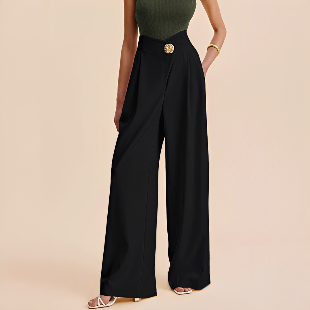 Joyce - Hoch taillierte weite Hose
