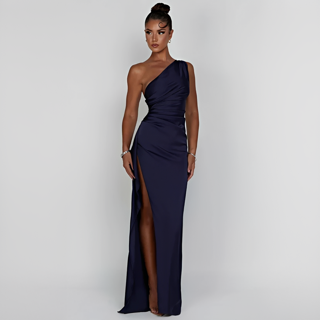 Leonora - Elegantes Sommerkleid mit einer Schulter für Damen