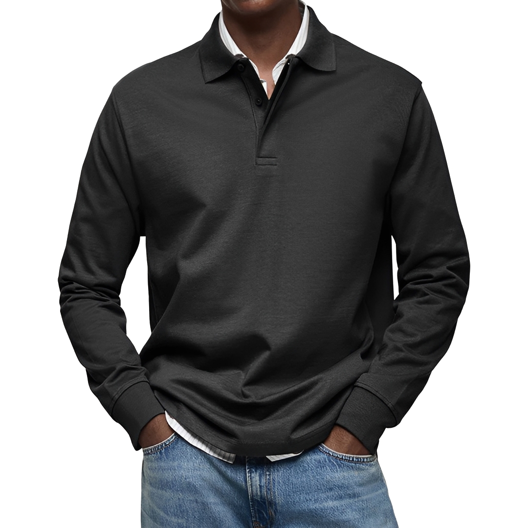 Argus - Langarm-Polo für Herren