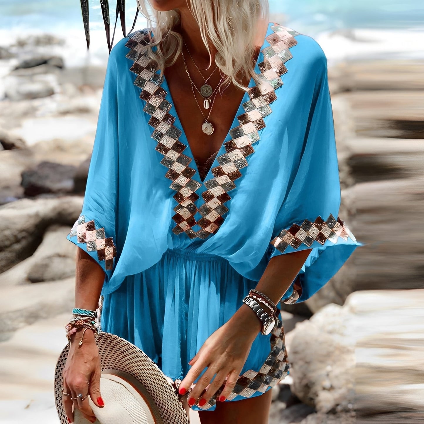 Jenn - Stilvoller Boho-Overall