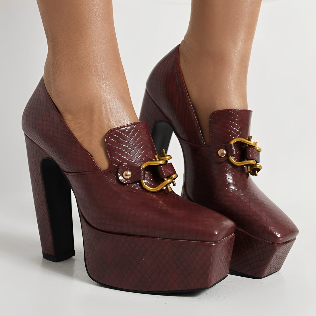 Jennie - Trendige Chunky-Heels