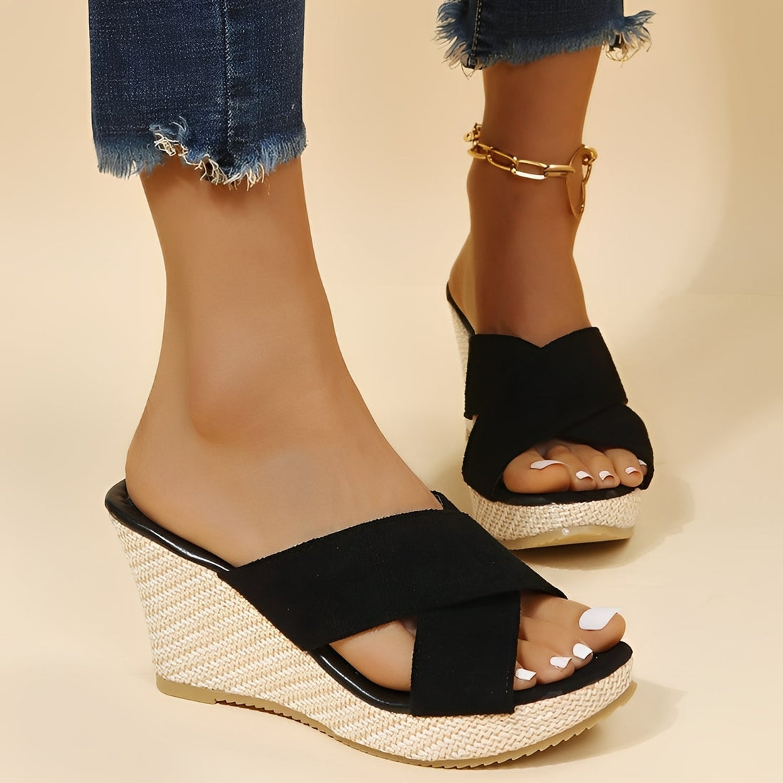 Julie - Trendige und komfortable Damen-Keilsandalen
