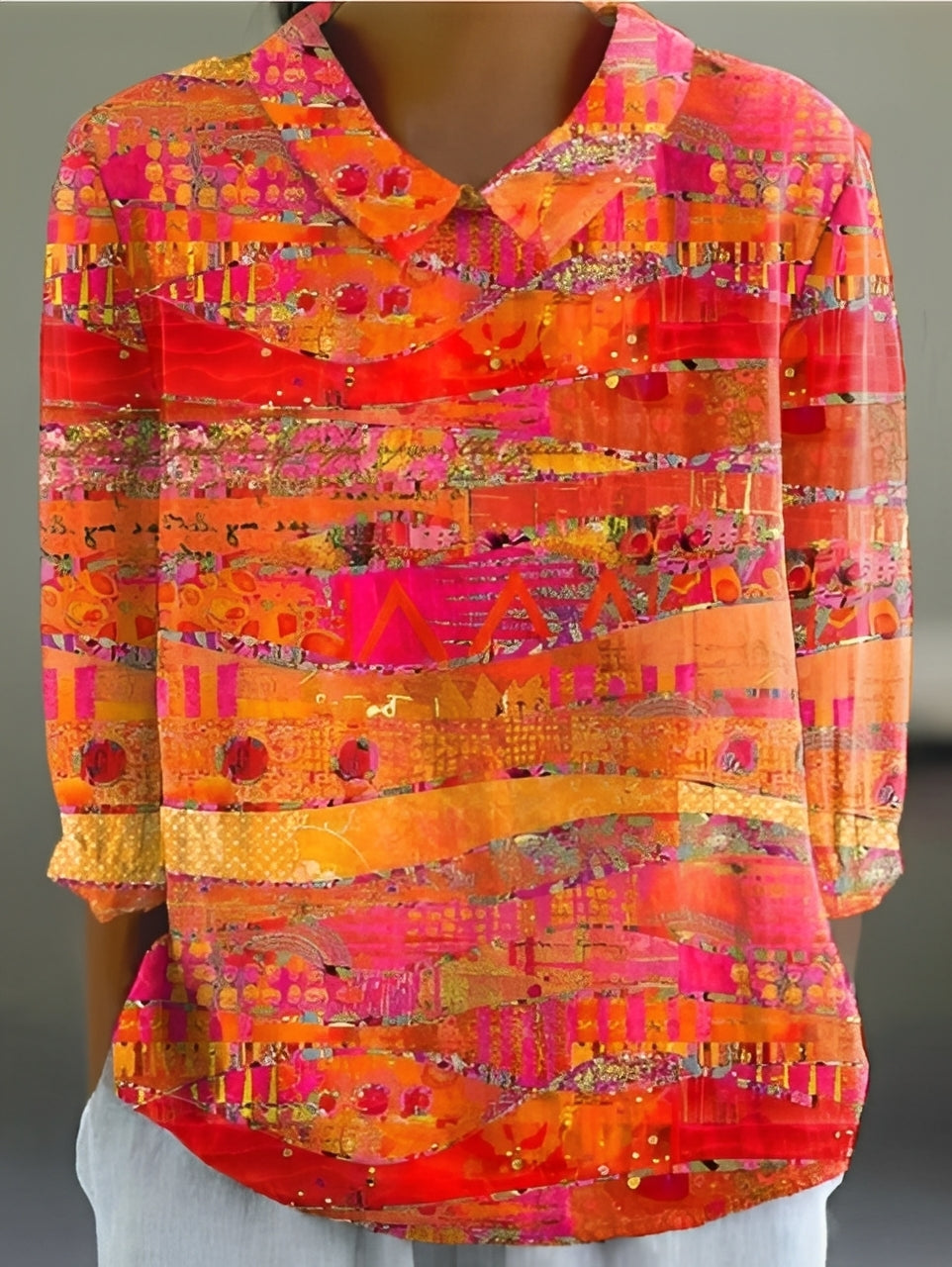 Alfie - Trendiges, lässig geschnittenes Damen-Shirt mit Print