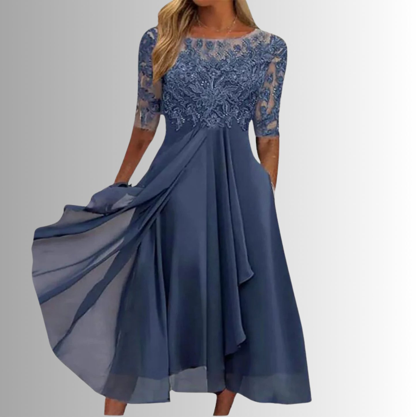 Rhonda - Stilvolles Damen-Spitzenkleid