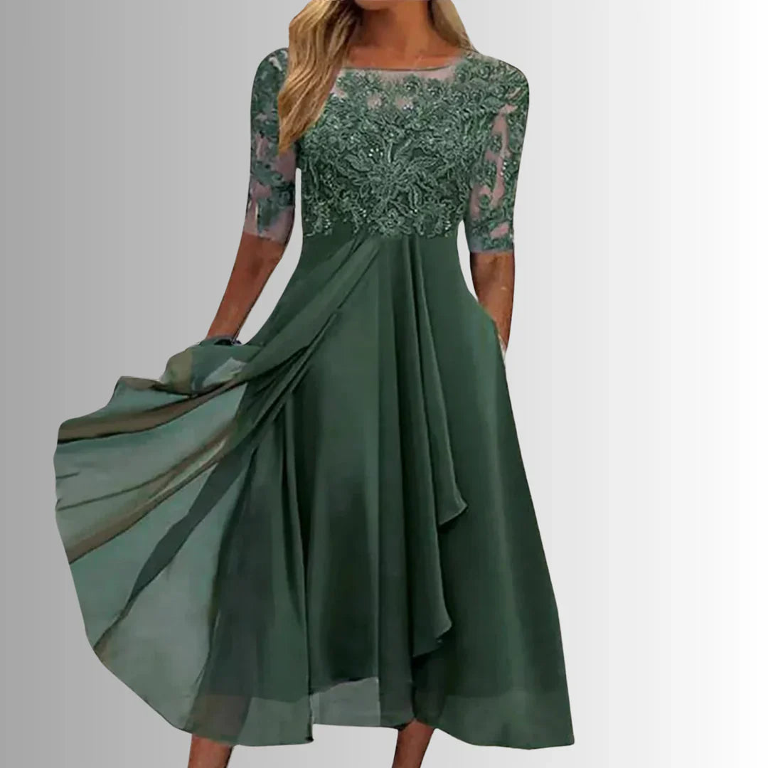 Rhonda - Stilvolles Damen-Spitzenkleid