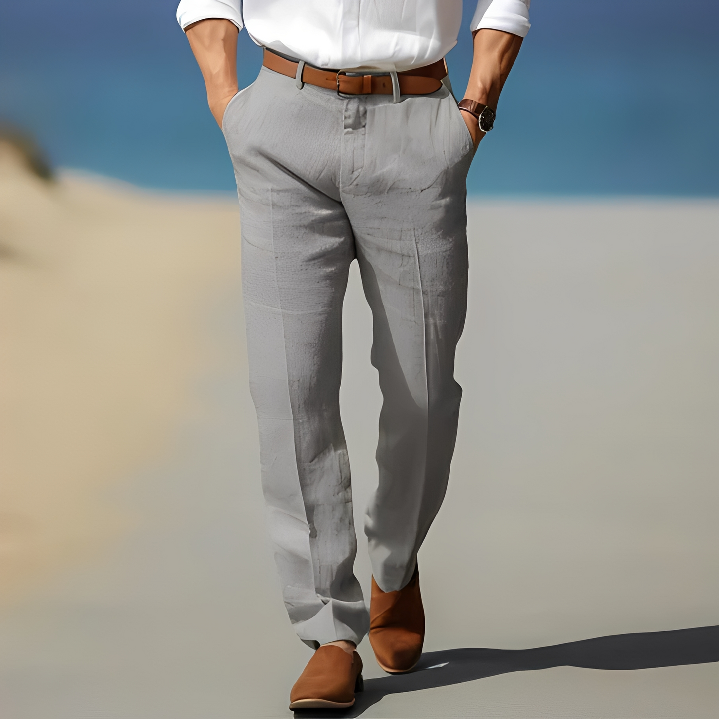 Kyle - Lässige knöchellange Hose für Herren