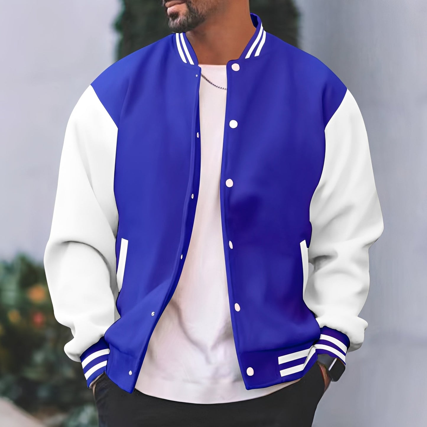 Greg - Modische Herren-Bomberjacke mit lockerer Passform