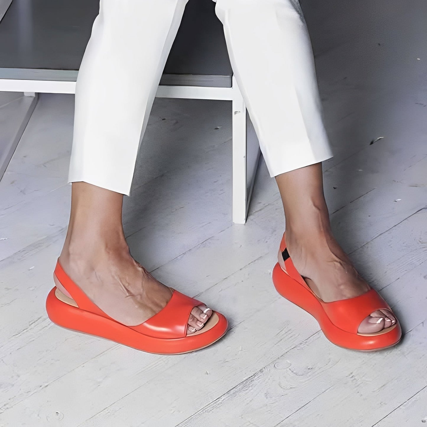 Martha - Elegante offene Sommerschuhe