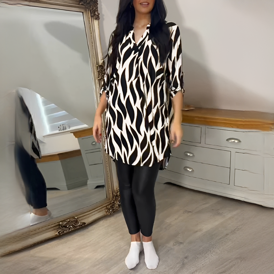Desiree - Schicke Bluse mit V-Ausschnitt