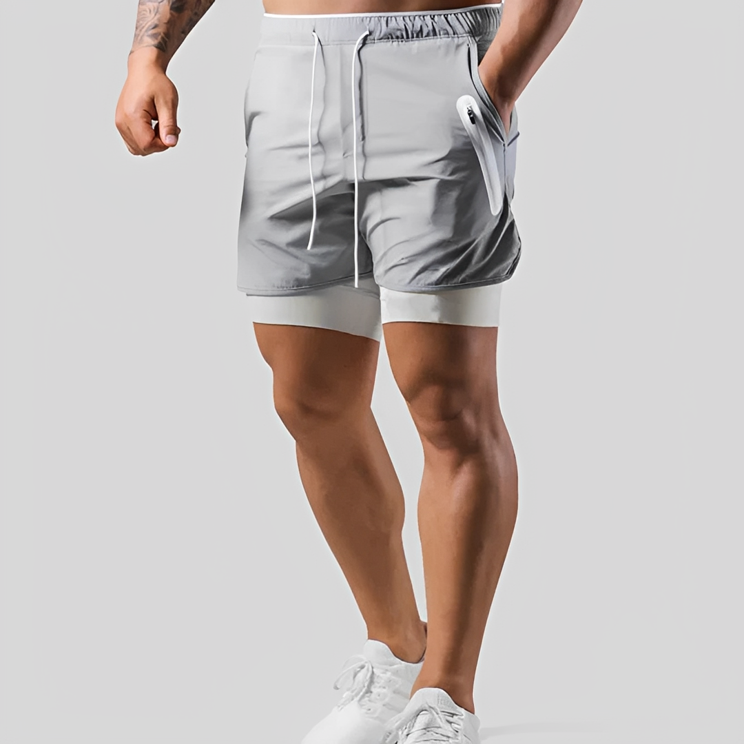 Steven - Herren Shorts - Doppellagig für sportliche Aktivitäten
