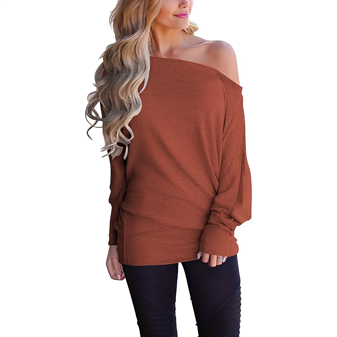 Cordelia - Stilvolles schulterfreies Shirt