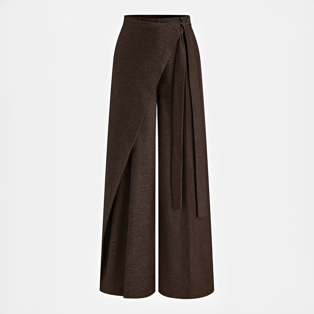 Leilani - Asymmetrische weite Bein Hosen