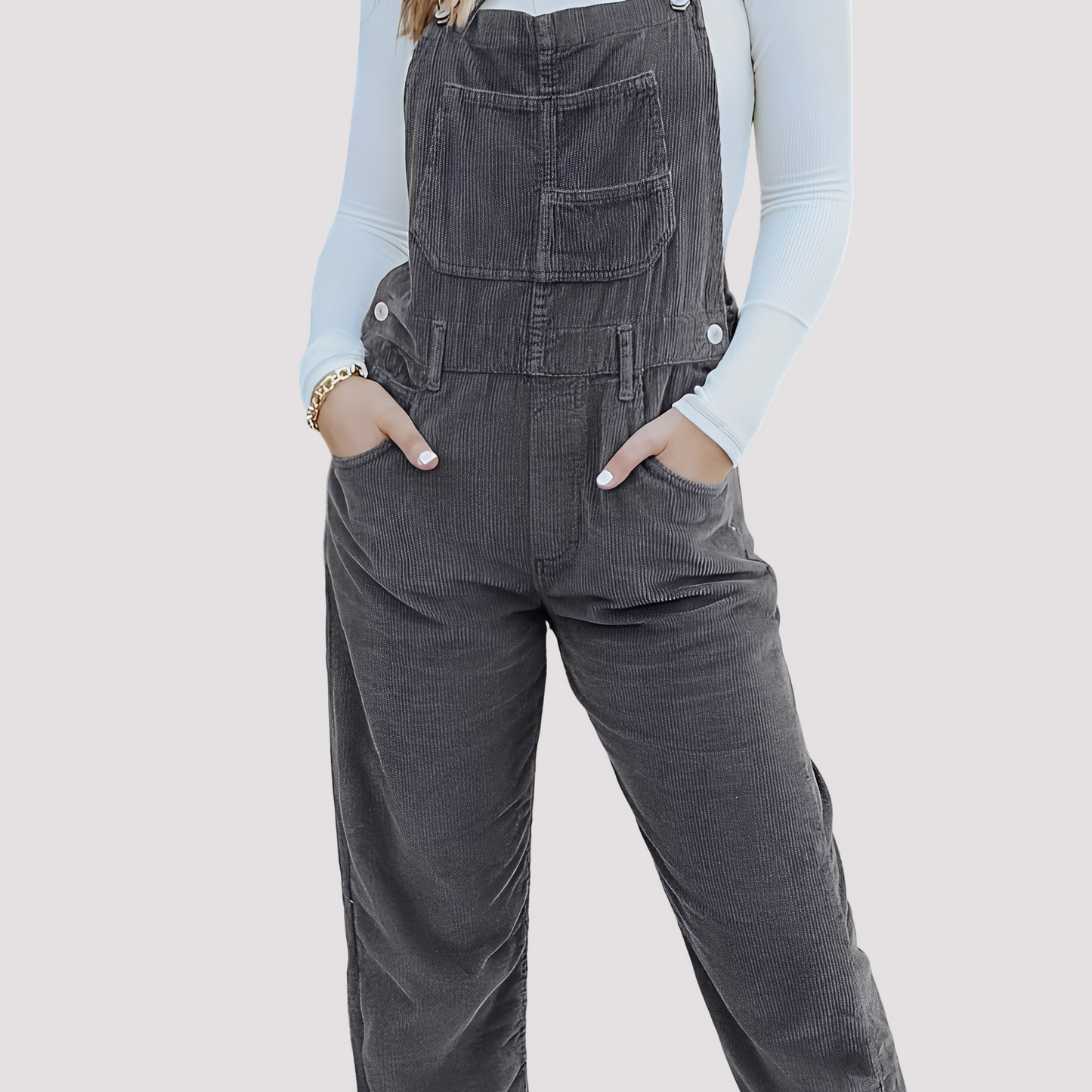 Sophie - Bequemer, locker geschnittener Jeans-Jumpsuit für Damen