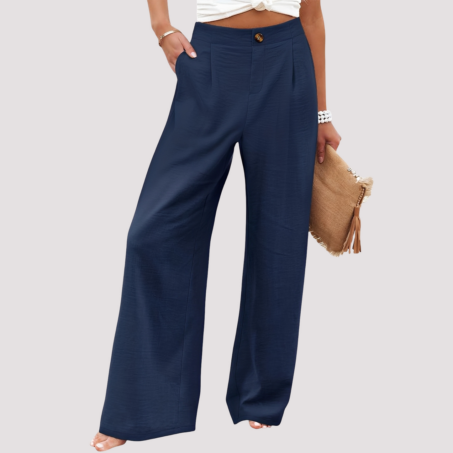 Helen - Weit geschnittene Damenhose im entspannten Stil