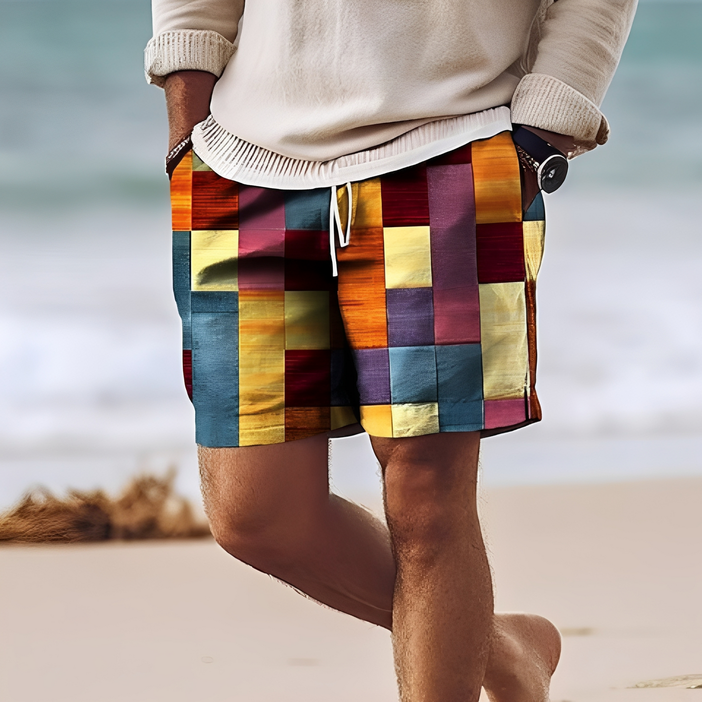Aidan - Moderne Badeshorts