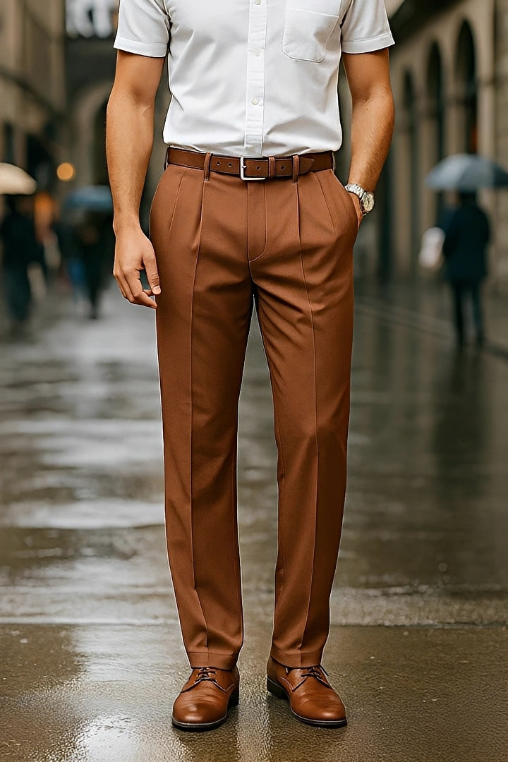 Brandon - Moderne Hose mit geradem Bein
