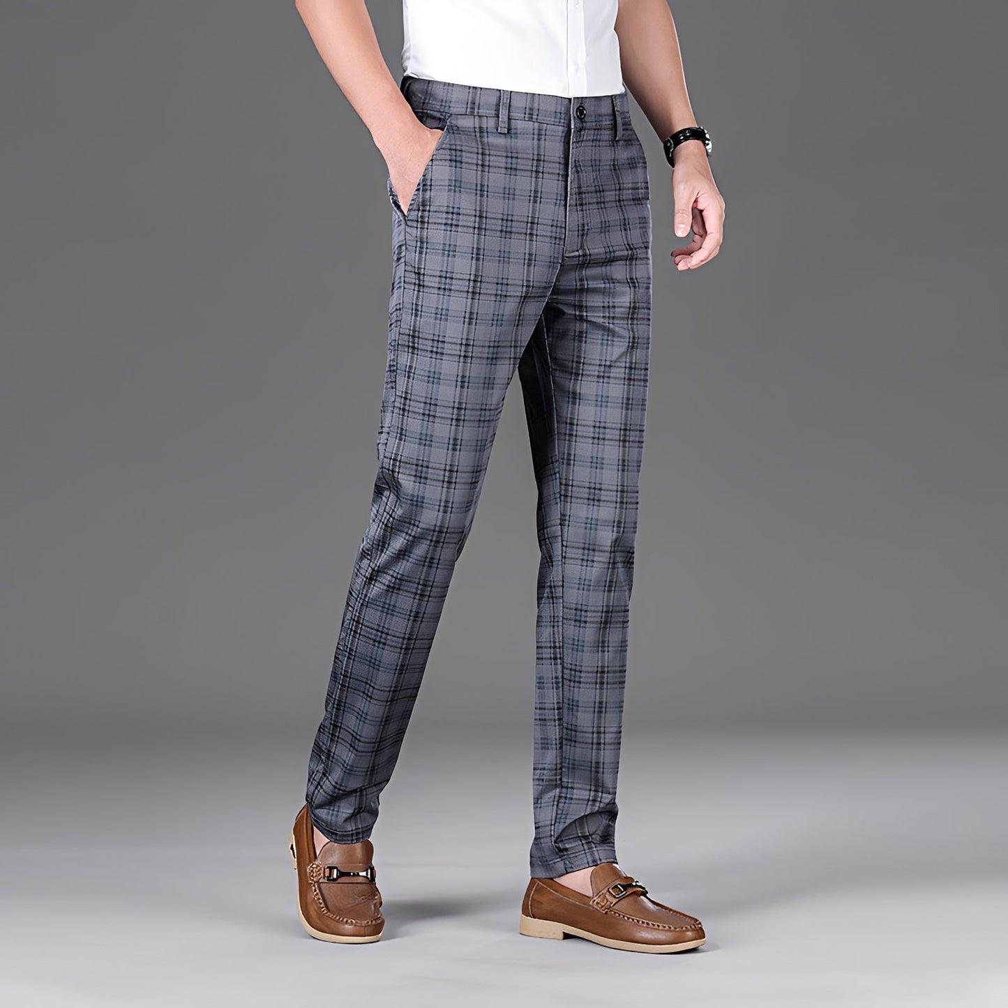 Myers - Bequeme Hose mit Karomuster