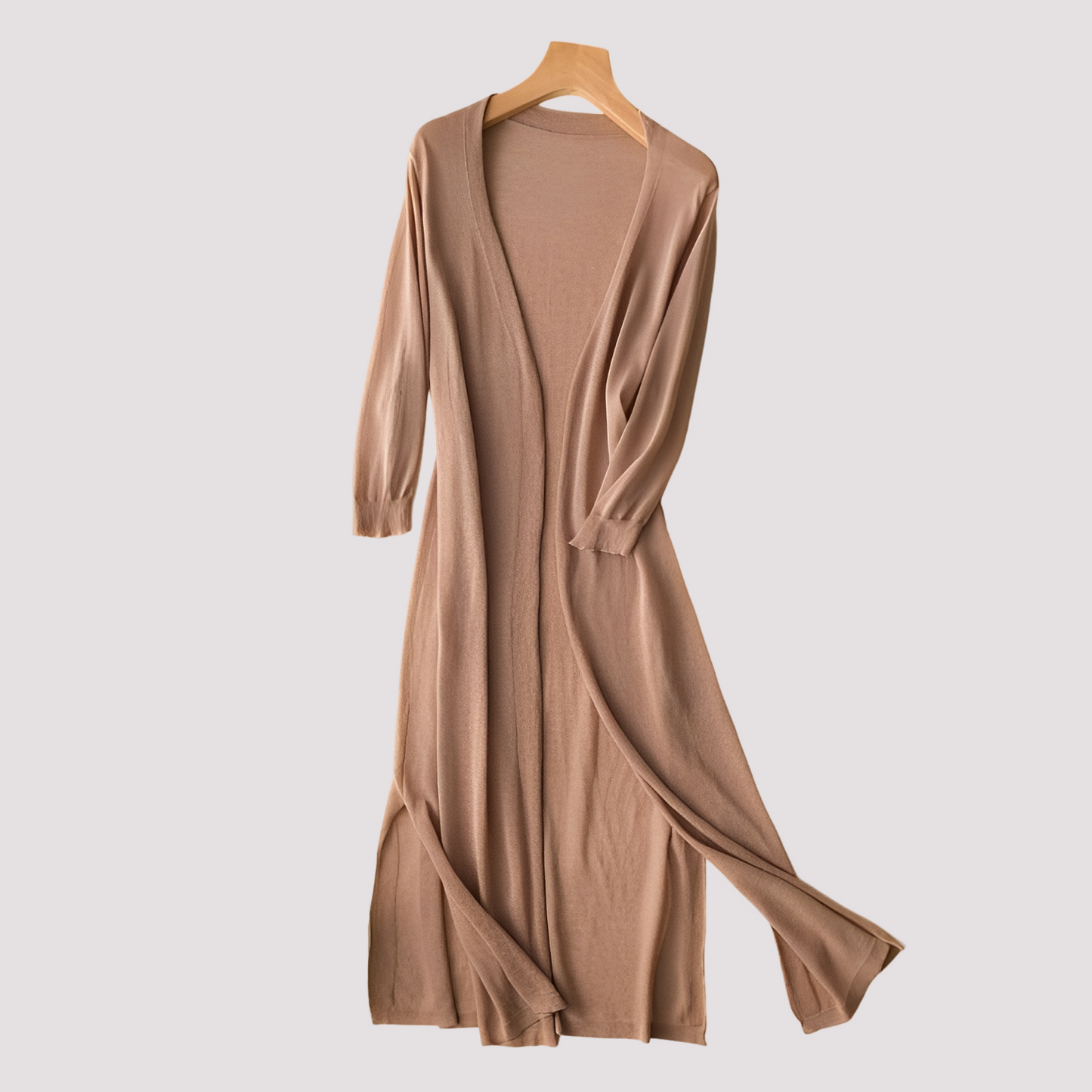 Fannie - Angenehmer langer Damen-Cardigan